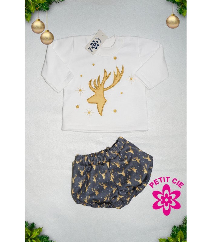 conjunto niño petit cie navidad