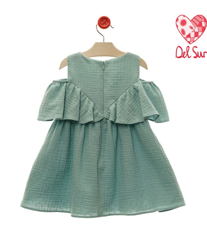 Vestido turquesa bámbula del sur grande