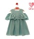 Vestido turquesa bámbula del sur grande