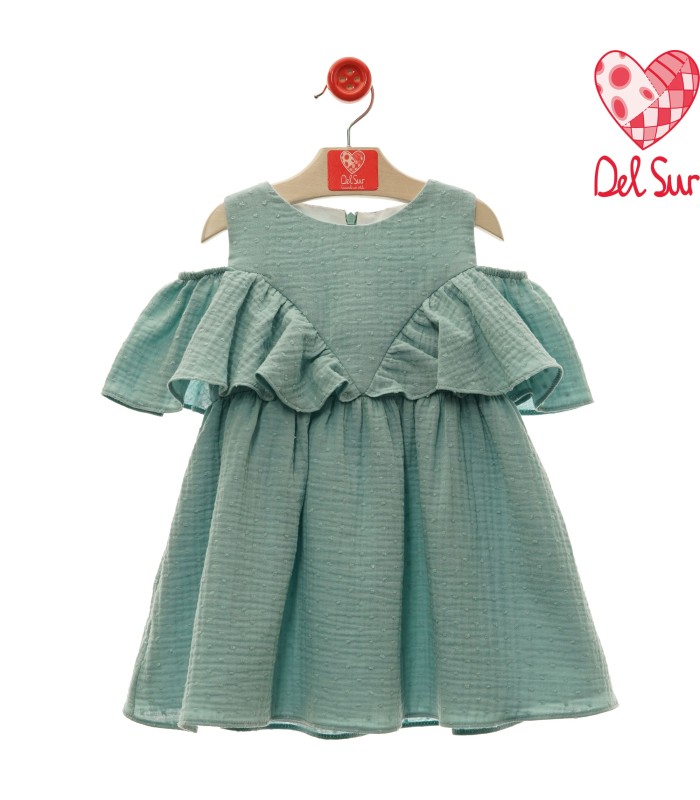 Vestido turquesa bámbula del sur grande