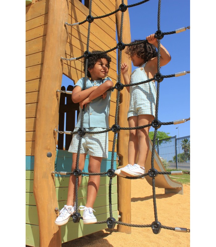 Conjunto niño marena verde agua