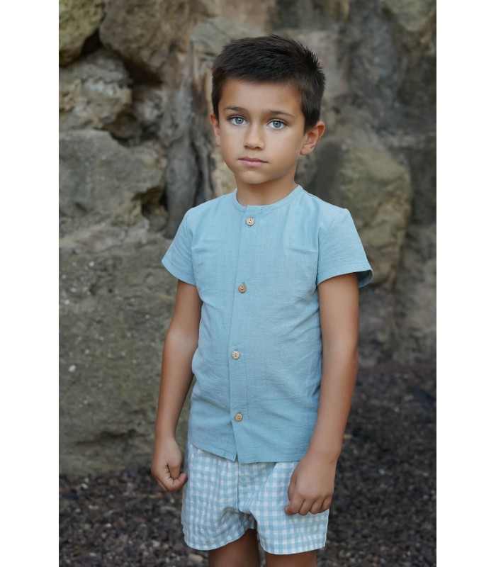 Conjunto niño marena verde agua