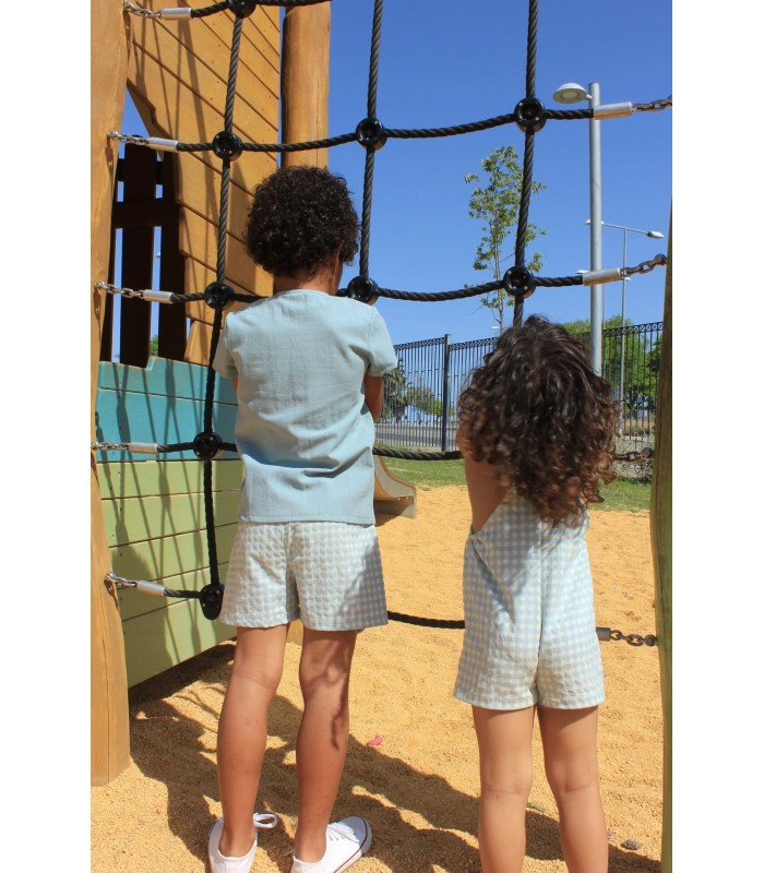 Conjunto niño marena verde agua