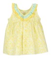 Vestido floral calamaro amarillo