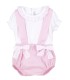 conjunto calamaro niña tirantes rosa