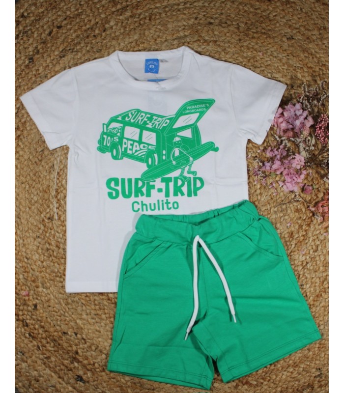 Conjunto petit cie verde