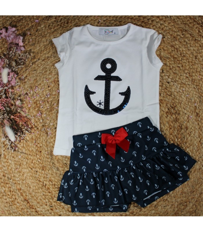 Conjunto ancla niña trapitos