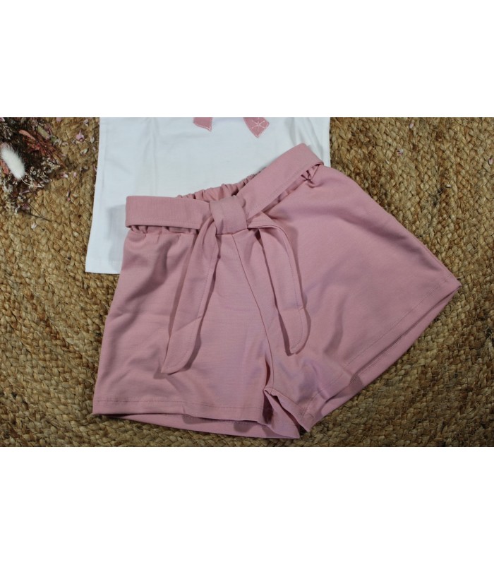 Conjunto niña lazo trapitos