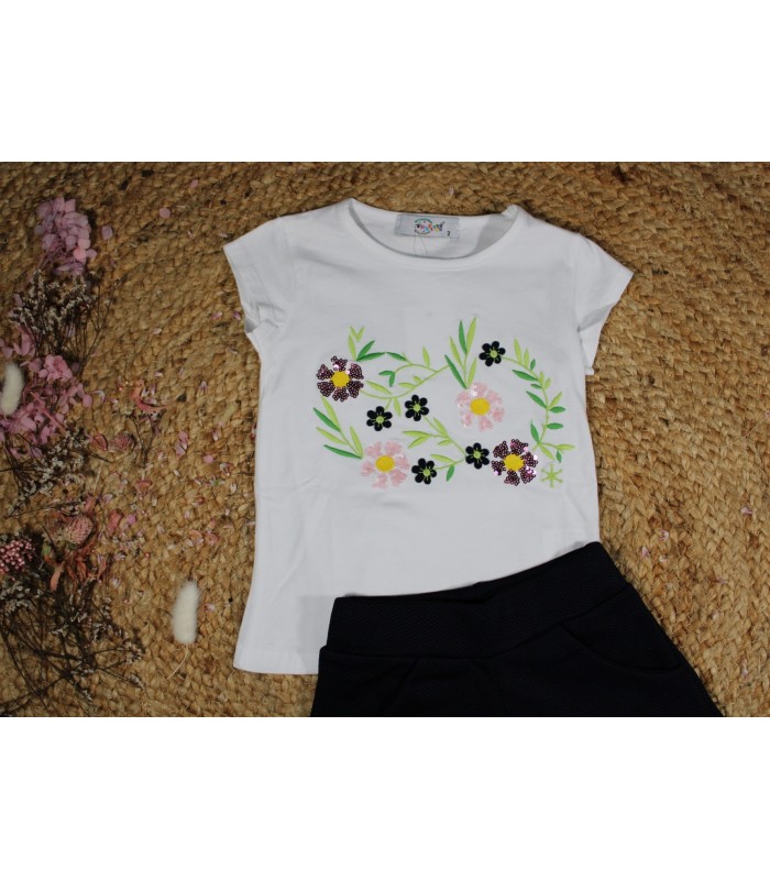 Conjunto flores trapitos