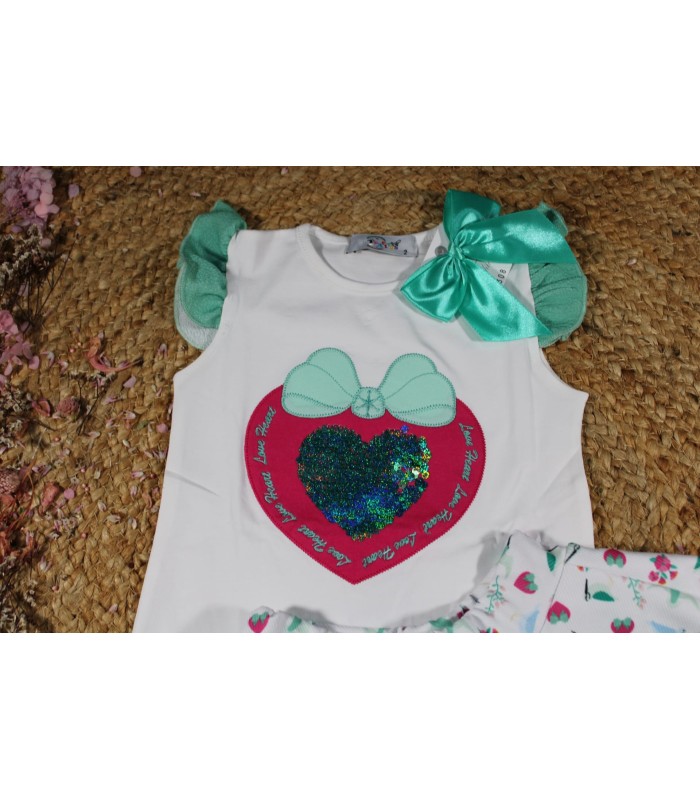 Conjunto falda volante trapitos