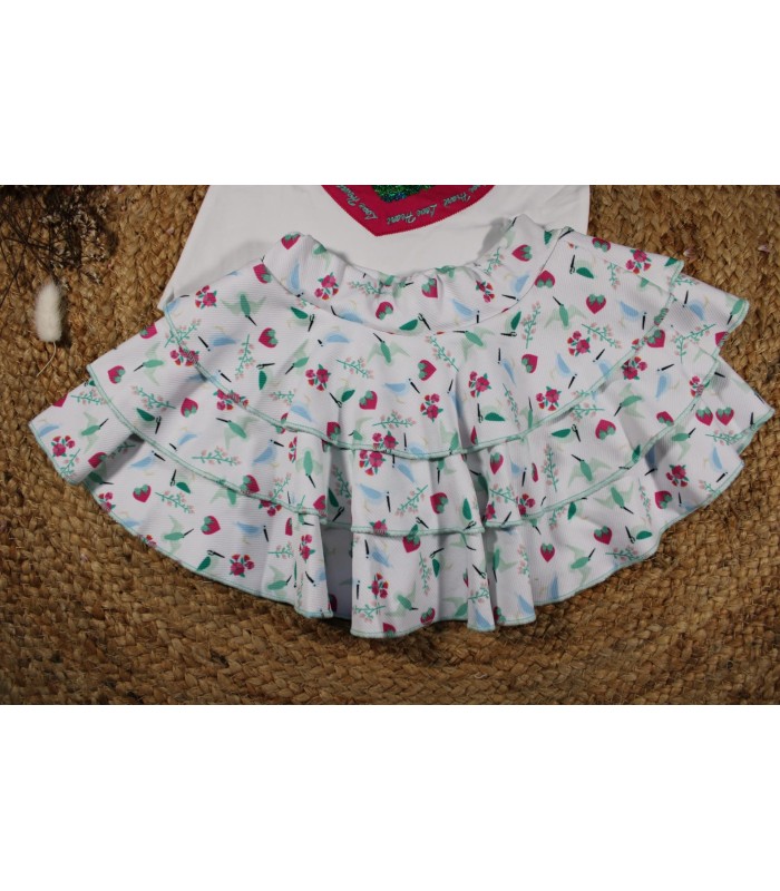 Conjunto falda volante trapitos