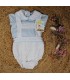 Peto con camisa ceyber plumeti niño