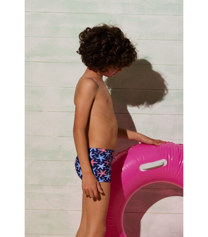 Bañador boxer niño ysabel mora azul