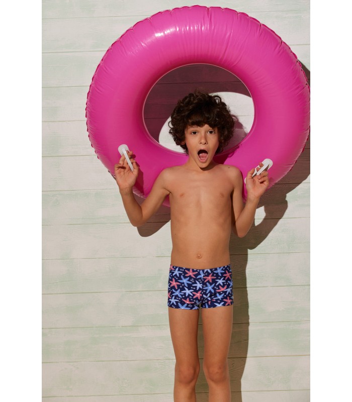Bañador boxer niño ysabel mora azul