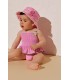 bañador ysabel mora bebe niña rosa