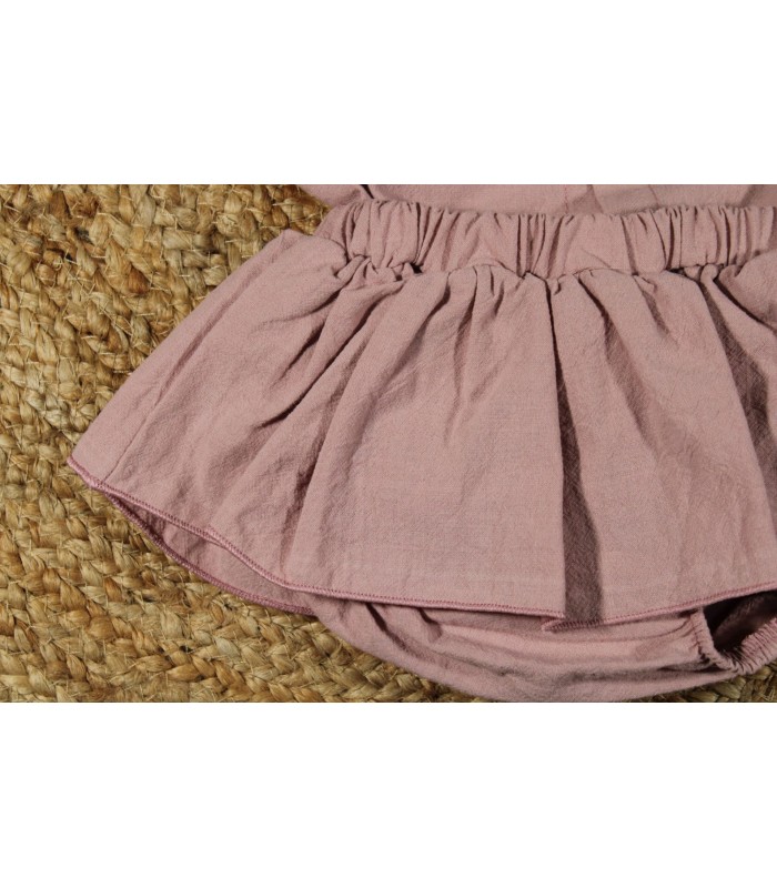 Conjunto camisa braguita rosa marena