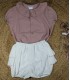 Conjunto bombacho niña marena camisa rosa