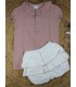 Conjunto bombacho niña marena camisa rosa