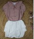 Conjunto bombacho niña marena camisa rosa
