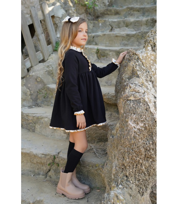 vestido frunce sur marena
