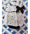 conjunto niña stars braguita pequeños piratas