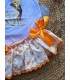 Conjunto niña naranja trapitos