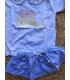 Conjunto ballena niña trapitos