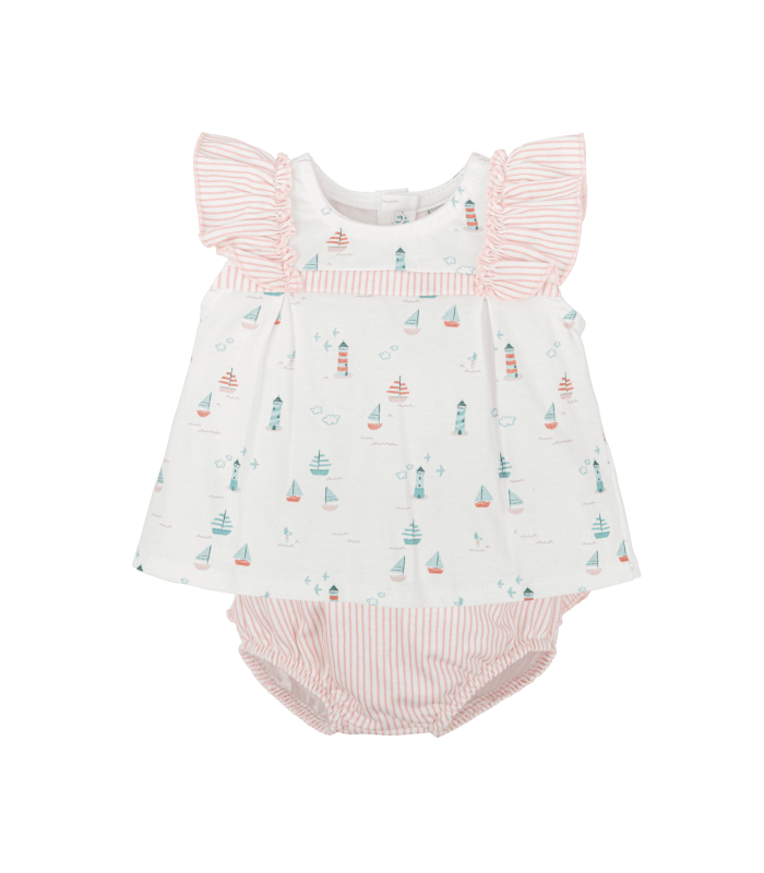 CONJUNTO RANITA BEBE NIÑA MIRADA BABIDU
